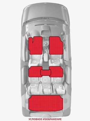 ЭВА коврики «Queen Lux» комплект для Audi A4 Avant (B7)